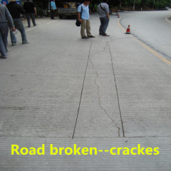 Quick/rapid setting cement material solving concrete crack in driveway