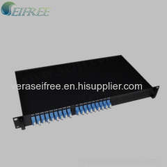 Fiber Optcial PLC Splitter in Rack