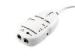 White USB Interface Guitar Link Cable for PC / Mac Recording Gadget
