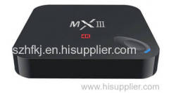 MX3 4K mini pc box network player Android TV box 3D Internet TV box