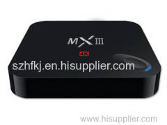 MX3 4K mini pc box network player Android TV box 3D Internet TV box