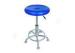 Blue Round Bar / Bank Modern Lab Stool Lab Fittings With PU Cushion