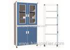 Aluminum / Wood Chemical Glass Ware Storage Lab Vessel Cabinet With Alloy Handle