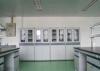 Modern Adjustable Lab Durable Wood Reagent Storage Cabinet Grey / Blue