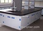 Pollution Resistance / Acid - Proof Lab Island Bench / Table With Epoxy Resin Board