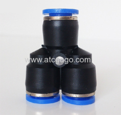 3 way hose connector tee pipe fitting lateral y pipe connectors 6mm 8mm gas fittings