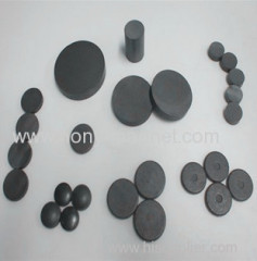 Y25 Diametrically Magnetized Cylinder Ferrite Speaker Magnet