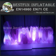 2015 Newest design custom inflatable lighting letters