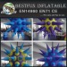 Inflatable led shinning star balloon