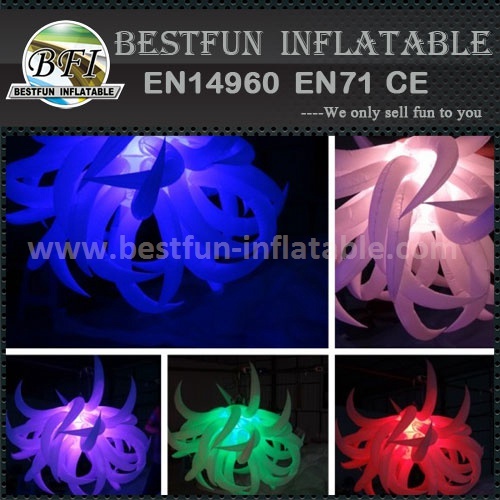 Cheap multi-color illumination event led inflatable star