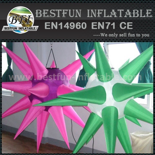 Durable Star Shape Party Decoration Inflatable Led