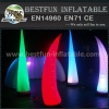 Indoor and outdoor inflatable illuminating LED cone