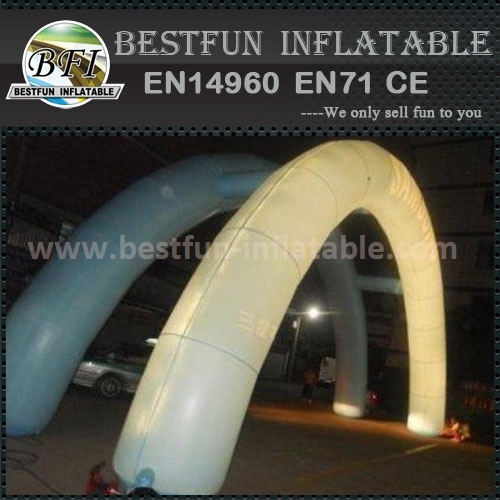 Inflatable changeable LED light arch for wedding decoration