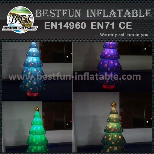 Inflatable christmas tree with led light