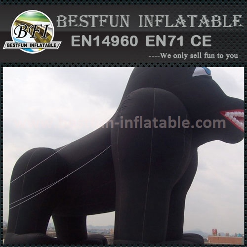 Advertising giant inflatable orangutan