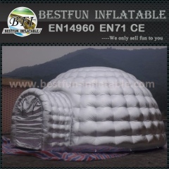 Durable inflatable camping tent