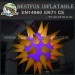 Inflatable shining flower model