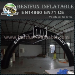 Racing inflatable start finish line arch