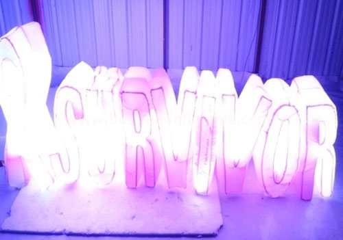 2015 Newest design custom inflatable lighting letters