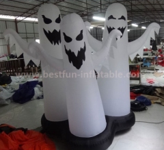 Halloween inflatable with flashing light