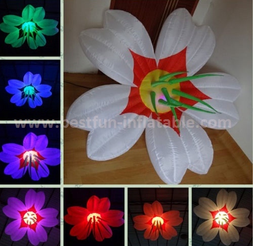 Led inflatable flower wedding party decoration