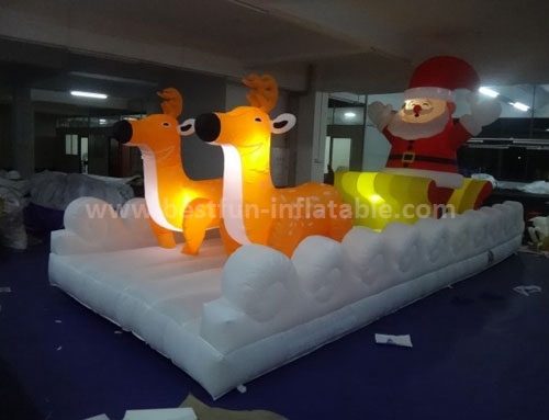 Led lighting inflatable christmas party decor