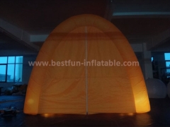 Color changing LED lighting inflatable photo booth