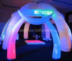 Colorful inflatable led light advertising inflatable entrance arch