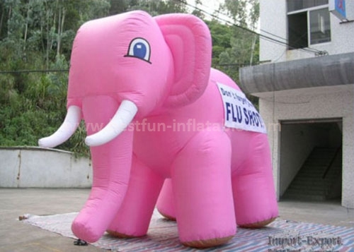 Custom giant inflatable elephant for promotion