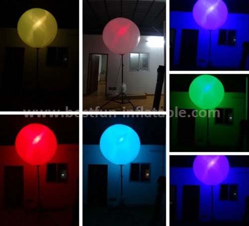 Fashion inflatable stand led balloon light