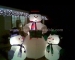 Attractive appearance led inflatable snowman