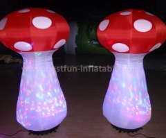 LED light inflatable cartoon mushroom