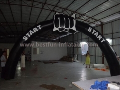 Racing inflatable start finish line arch