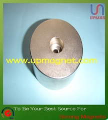 cylinder permanet NdFeB magnets with countersunk