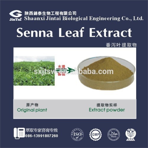 Watersoluble Sennosides A+B 8% 20% 40% Senna Leaf Extract