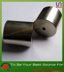 cylinder permanet Sintered NdFeB magnet with small hole