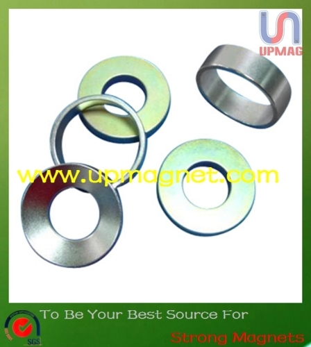 ring sintered NdFeB magnets with colorful zn coating