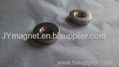 speaker magnet with countersunk