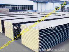 Construction Material PU Insulated Sandwich Panels Polyurethane Foam Steel Roofing Sheets