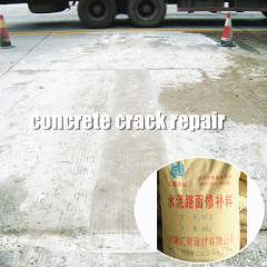 High strength concrete repair mortar for filling large concrete cracks and holes