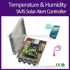 Humidity SMS Solar Alert Controller