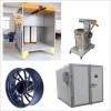 Manual powder coating line