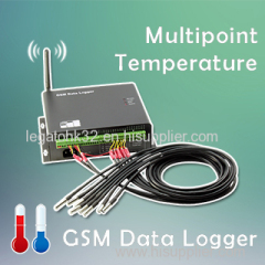 Multipoint Temperature GSM Data Logging