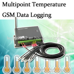 Multipoint Temperature GSM Data Logging