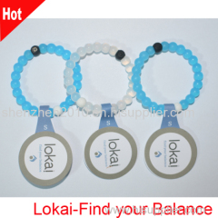 2015 New Fashion Authentic find my balance sports Bracelet Mud from Dead Sea water from MT Everest