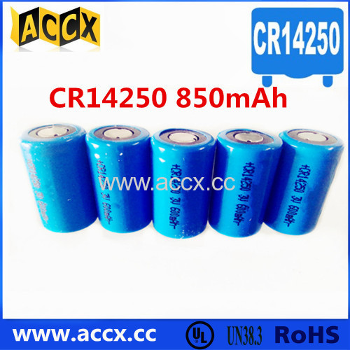 CR14250 850mAh 3.0v meter battery LiMnO2 batteries