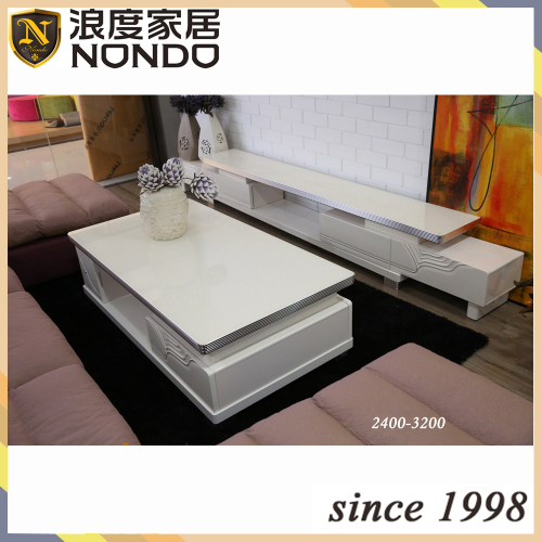 Modern design white color TV-stand NS7003
