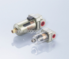 pneumatic air filter pressure regulator high quality smc type 1/4 1/2 with pressure guage copper filter cartridge