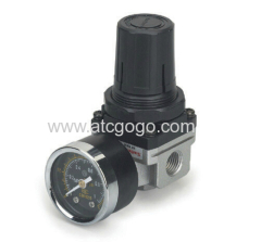 pneumatic air filter pressure regulator high quality smc type 1/4 1/2 with pressure guage copper filter cartridge
