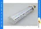 Cold White 15 Watt E14 LED Corn Light With Milky Clear Cover / 44pcs Epistar 5730